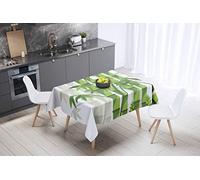 Bonamaison, Anti-moisissure, Séchage Rapide, Résistant aux Taches, Lavable en Machine, 100% Polyester Nappe de Table (140cm x 140cm) - Conçu et Fabriqué en Turquie