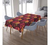 Bonamaison, Anti-moisissure, Séchage Rapide, Résistant aux Taches, Lavable en Machine, 100% Polyester Nappe de Table (140cm x 200cm) - Conçu et Fabriqué en Turquie