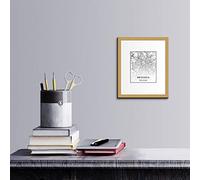 Bonamaison Décoration Murale en Toile, Multicolore, 25 x 30 cm
