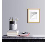 Bonamaison Décoration Murale en Toile, Multicolore, 25 x 30 cm