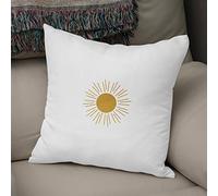 Bonamaison, Housse de Coussin Décorative - 50% Coton 50% Polyester - Fermeture éclair cachée, Dimensions: 43x43 Cm - Conçu et fabriqué en Turquie