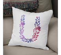 Bonamaison, Housse de Coussin Décorative - 50% Coton 50% Polyester - Fermeture éclair cachée, Dimensions: 43x43 Cm - Conçu et fabriqué en Turquie