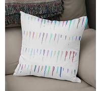 BonaMaison Housse de Coussin Motif, Motif aléatoire Taie d'oreiller pour Lit Voiture Canapé Maison Salon Chambre, Décoration D'intérieur, 43x43cm - Conçu et Fabriqué en Turquie