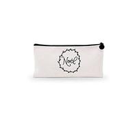 Bonamaison Imprimé Numériquement Pochette à Crayon en Toile avec Fermeture à Glissière, Trousse, Boîtier Crayon, Sac à Stylo pour Enfants, Garçons, Filles, Unisexe, 1 Pièce, Taille: 21x12 Cm