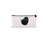 Bonamaison Imprimé Numériquement Pochette à Crayon en Toile avec Fermeture à Glissière, Trousse, Boîtier Crayon, Sac à Stylo pour Enfants, Garçons, Filles, Unisexe, 1 Pièce, Taille: 21x12 Cm