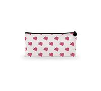Bonamaison Imprimé Numériquement Pochette à Crayon en Toile avec Fermeture à Glissière, Trousse, Boîtier Crayon, Sac à Stylo pour Enfants, Garçons, Filles, Unisexe, 1 Pièce, Taille: 21x12 Cm