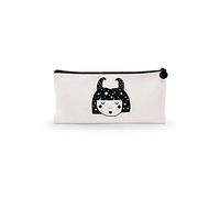 Bonamaison Imprimé Numériquement Pochette à Crayon en Toile avec Fermeture à Glissière, Trousse, Boîtier Crayon, Sac à Stylo pour Enfants, Garçons, Filles, Unisexe, 1 Pièce, Taille: 21x12 Cm