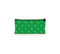 Bonamaison Imprimé Numériquement Pochette à Crayon en Toile avec Fermeture à Glissière, Trousse, Boîtier Crayon, Sac à Stylo pour Enfants, Garçons, Filles, Unisexe, 1 Pièce, Taille: 21x12 Cm