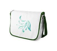 Bonamaison Imprimés Numériquement Sacs de Messager avec Bracelet Kaki pour Étudiants, Sacs D'école pour Filles et Garçons, Sacs à Bandoulière, Retour à l'école, Taille: 29x36 cm