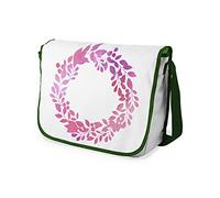 Bonamaison Imprimés Numériquement Sacs de Messager avec Bracelet Kaki pour Étudiants, Sacs D'école pour Filles et Garçons, Sacs à Bandoulière, Retour à l'école, Taille: 29x36 cm