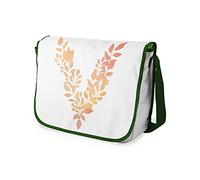 Bonamaison Imprimés Numériquement Sacs de Messager avec Bracelet Kaki pour Étudiants, Sacs D'école pour Filles et Garçons, Sacs à Bandoulière, Retour à l'école, Taille: 29x36 cm