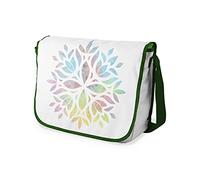 Bonamaison Imprimés Numériquement Sacs de Messager avec Bracelet Kaki pour Étudiants, Sacs D'école pour Filles et Garçons, Sacs à Bandoulière, Retour à l'école, Taille: 29x36 cm