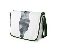 Bonamaison Imprimés Numériquement Sacs de Messager avec Bracelet Kaki pour Étudiants, Sacs D'école pour Filles et Garçons, Sacs à Bandoulière, Retour à l'école, Taille: 29x36 cm