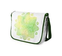 Bonamaison Imprimés Numériquement Sacs de Messager avec Bracelet Kaki pour Étudiants, Sacs D'école pour Filles et Garçons, Sacs à Bandoulière, Retour à l'école, Taille: 29x36 cm