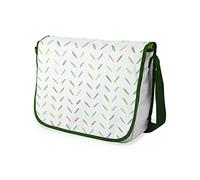 Bonamaison Imprimés Numériquement Sacs de Messager avec Bracelet Kaki pour Étudiants, Sacs D'école pour Filles et Garçons, Sacs à Bandoulière, Retour à l'école, Taille: 29x36 cm