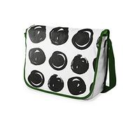 Bonamaison Imprimés Numériquement Sacs de Messager avec Bracelet Kaki pour Étudiants, Sacs D'école pour Filles et Garçons, Sacs à Bandoulière, Retour à l'école, Taille: 29x36 cm