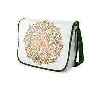 Bonamaison Imprimés Numériquement Sacs de Messager avec Bracelet Kaki pour Étudiants, Sacs D'école pour Filles et Garçons, Sacs à Bandoulière, Retour à l'école, Taille: 29x36 cm