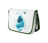 Bonamaison Imprimés Numériquement Sacs de Messager avec Bracelet Kaki pour Étudiants, Sacs D'école pour Filles et Garçons, Sacs à Bandoulière, Retour à l'école, Taille: 29x36 cm
