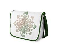 Bonamaison Imprimés Numériquement Sacs de Messager avec Bracelet Kaki pour Étudiants, Sacs D'école pour Filles et Garçons, Sacs à Bandoulière, Retour à l'école, Taille: 29x36 cm