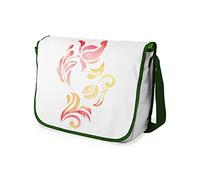 Bonamaison Imprimés Numériquement Sacs de Messager avec Bracelet Kaki pour Étudiants, Sacs D'école pour Filles et Garçons, Sacs à Bandoulière, Retour à l'école, Taille: 29x36 cm
