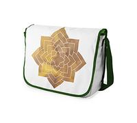 Bonamaison Imprimés Numériquement Sacs de Messager avec Bracelet Kaki pour Étudiants, Sacs D'école pour Filles et Garçons, Sacs à Bandoulière, Retour à l'école, Taille: 29x36 cm