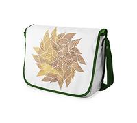 Bonamaison Imprimés Numériquement Sacs de Messager avec Bracelet Kaki pour Étudiants, Sacs D'école pour Filles et Garçons, Sacs à Bandoulière, Retour à l'école, Taille: 29x36 cm
