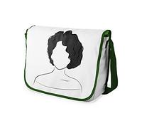 Bonamaison Imprimés Numériquement Sacs de Messager avec Bracelet Kaki pour Étudiants, Sacs D'école pour Filles et Garçons, Sacs à Bandoulière, Retour à l'école, Taille: 29x36 cm