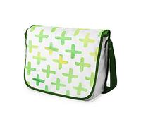 Bonamaison Imprimés Numériquement Sacs de Messager avec Bracelet Kaki pour Étudiants, Sacs D'école pour Filles et Garçons, Sacs à Bandoulière, Retour à l'école, Taille: 29x36 cm
