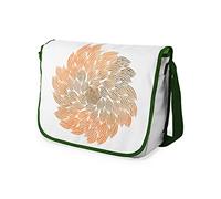 Bonamaison Imprimés Numériquement Sacs de Messager avec Bracelet Kaki pour Étudiants, Sacs D'école pour Filles et Garçons, Sacs à Bandoulière, Retour à l'école, Taille: 29x36 cm