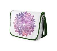Bonamaison Imprimés Numériquement Sacs de Messager avec Bracelet Kaki pour Étudiants, Sacs D'école pour Filles et Garçons, Sacs à Bandoulière, Retour à l'école, Taille: 29x36 cm