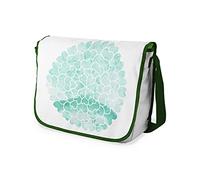 Bonamaison Imprimés Numériquement Sacs de Messager avec Bracelet Kaki pour Étudiants, Sacs D'école pour Filles et Garçons, Sacs à Bandoulière, Retour à l'école, Taille: 29x36 cm