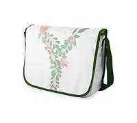 Bonamaison Imprimés Numériquement Sacs de Messager avec Bracelet Kaki pour Étudiants, Sacs D'école pour Filles et Garçons, Sacs à Bandoulière, Retour à l'école, Taille: 29x36 cm
