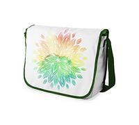 Bonamaison Imprimés Numériquement Sacs de Messager avec Bracelet Kaki pour Étudiants, Sacs D'école pour Filles et Garçons, Sacs à Bandoulière, Retour à l'école, Taille: 29x36 cm