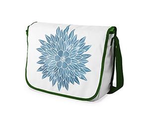 Bonamaison Imprimés Numériquement Sacs de Messager avec Bracelet Kaki pour Étudiants, Sacs D'école pour Filles et Garçons, Sacs à Bandoulière, Retour à l'école, Taille: 29x36 cm