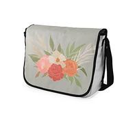 Bonamaison Imprimés Numériquement Sacs de Messager avec Bracelet Noir pour Étudiants, Sacs D'école pour Filles et Garçons, Sacs à Bandoulière, Retour à l'école, Taille: 29x36 cm