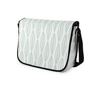 Bonamaison Imprimés Numériquement Sacs de Messager avec Bracelet Noir pour Étudiants, Sacs D'école pour Filles et Garçons, Sacs à Bandoulière, Retour à l'école, Taille: 29x36 cm
