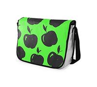Bonamaison Imprimés Numériquement Sacs de Messager avec Bracelet Noir pour Étudiants, Sacs D'école pour Filles et Garçons, Sacs à Bandoulière, Retour à l'école, Taille: 29x36 cm