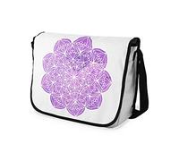 Bonamaison Imprimés Numériquement Sacs de Messager avec Bracelet Noir pour Étudiants, Sacs D'école pour Filles et Garçons, Sacs à Bandoulière, Retour à l'école, Taille: 29x36 cm