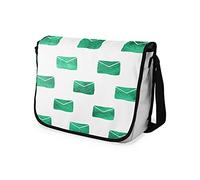 Bonamaison Imprimés Numériquement Sacs de Messager avec Bracelet Noir pour Étudiants, Sacs D'école pour Filles et Garçons, Sacs à Bandoulière, Retour à l'école, Taille: 29x36 cm