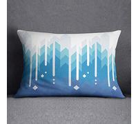 Bonamaison Nouveaux Beaux Designs Modernes Housse de Coussin Motif, Taie d'oreiller pour Lit Voiture Canapé Maison Salon Chambre, Décoration D'intérieur, 35x50 Cm - Conçu et Fabriqué en Turquie