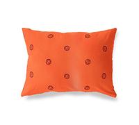 BonaMaison Orange-Bordeaux Housse de Coussin Motif, Taie d'oreiller pour Lit Voiture Canapé Maison Salon Chambre, Décoration D'intérieur, 45x60 Cm - Conçu et Fabriqué en Turquie