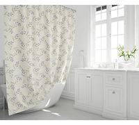 Bonamaison, Rideau de Douche Imprimé Numériquement, Anneaux de Rideau de Douche Inclus, 1 Pièce, 140X200 Cm - Conçu et fabriqué en Turquie