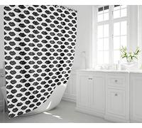 Bonamaison, Rideau de Douche Imprimé Numériquement, Anneaux de Rideau de Douche Inclus, 1 Pièce, 140X200 Cm - Conçu et fabriqué en Turquie