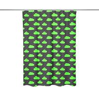 Bonamaison, Rideau de Douche Imprimé Numériquement, Anneaux de Rideau de Douche Inclus, 1 Pièce, 140X200 Cm - Conçu et fabriqué en Turquie