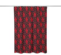 Bonamaison, Rideau de Douche Imprimé Numériquement, Anneaux de Rideau de Douche Inclus, 1 Pièce, 140X200 Cm - Conçu et fabriqué en Turquie