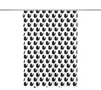Bonamaison, Rideau de Douche Imprimé Numériquement, Anneaux de Rideau de Douche Inclus, 1 Pièce, 140X200 Cm - Conçu et fabriqué en Turquie