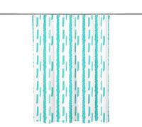 Bonamaison, Rideau de Douche Imprimé Numériquement, Anneaux de Rideau de Douche Inclus, 1 Pièce, 140X200 Cm - Conçu et fabriqué en Turquie