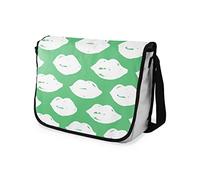 Bonamaison Sac à bandoulière Messenger avec bandoulière Noire pour Filles et garçons 29 x 36 cm