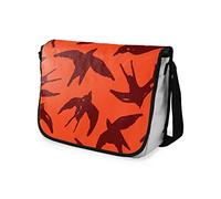 Bonamaison Sac à bandoulière Messenger avec bandoulière Noire pour Filles et garçons 29 x 36 cm