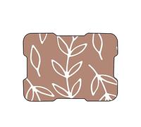 Bonamaison, Tapis de Souris Imprimé Numériquement, Fond Antidérapant, pour Bureau et Maison, Taille: 22x18cm